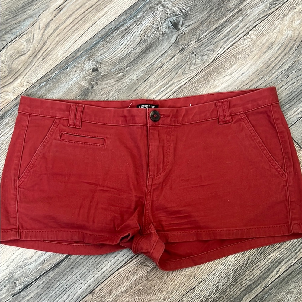 Express Women's Red Shorts
